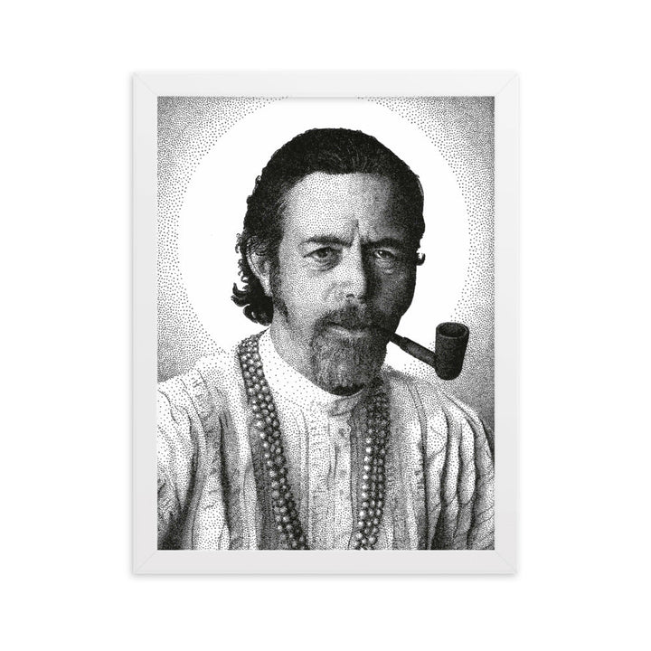 Poster mit Rahmen - Alanwatts Pavel Illustrations Weiß / 30×40 cm artlia