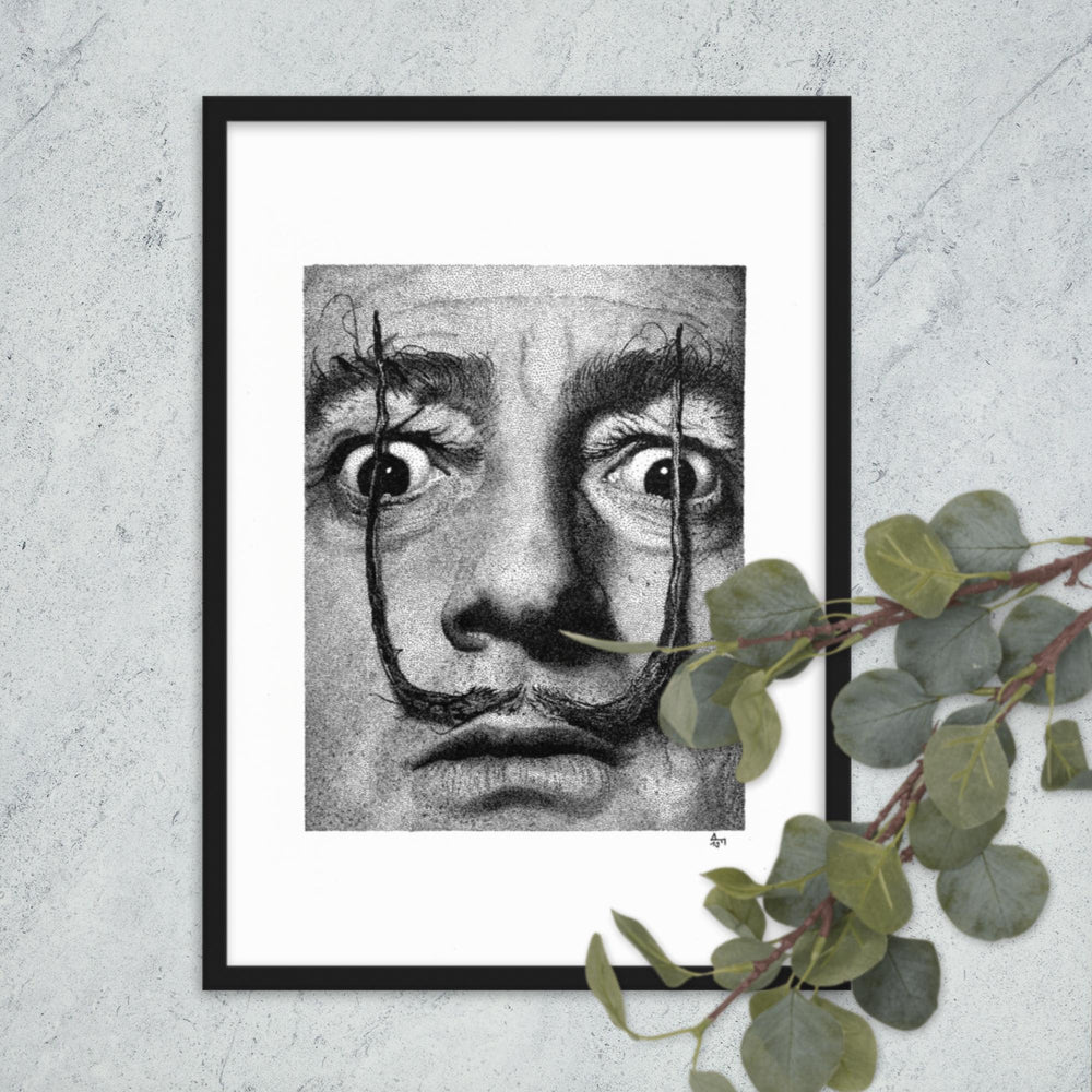 Poster mit Rahmen - Dali Pavel Illustrations artlia