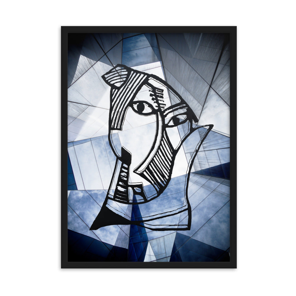 Poster - Pablo Picasso, Les Demoiselles d’Avignon, Geometry Pablo Picasso Schwarz / 50×70 cm artlia