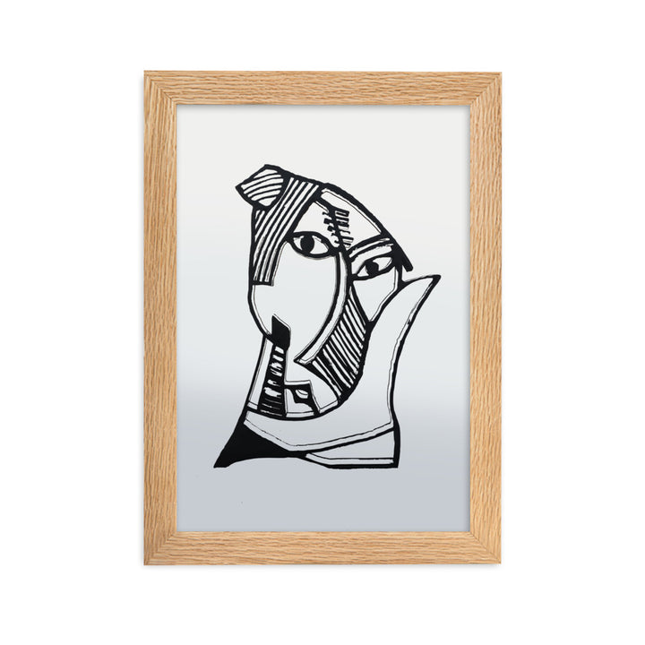 Poster - Pablo Picasso, Les Demoiselles d’Avignon grey Pablo Picasso Oak / 21×30 cm artlia