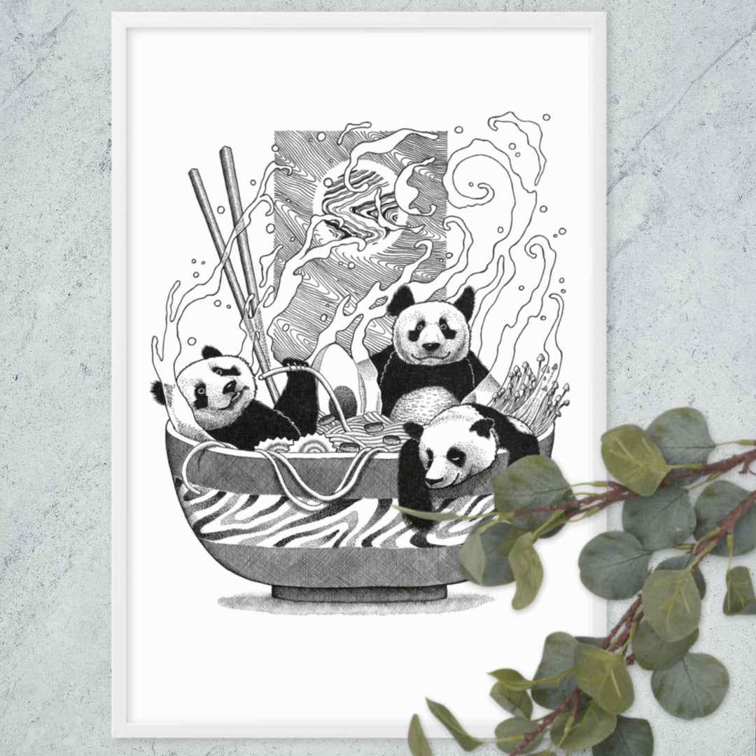 Poster - Panda Ramen Pavel Illustrations artlia