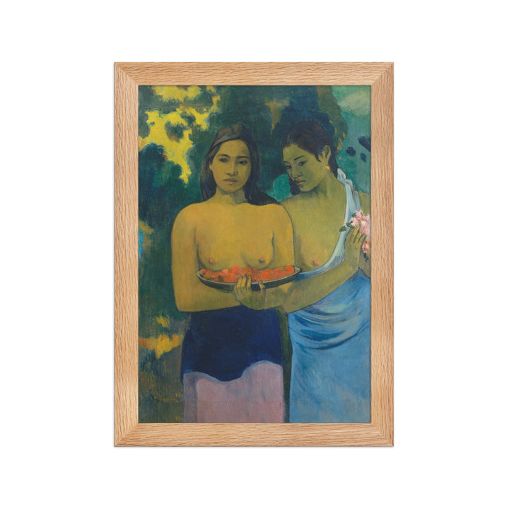 Poster - Paul Gauguin, Tahitische Frauen am Strand Paul Gauguin Oak / 21×30 cm artlia