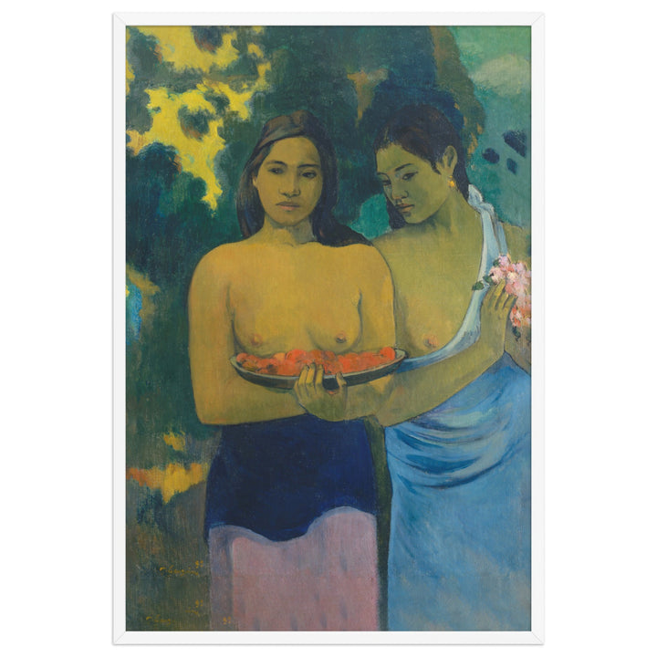 Poster - Paul Gauguin, Tahitische Frauen am Strand Paul Gauguin Weiß / 61×91 cm artlia