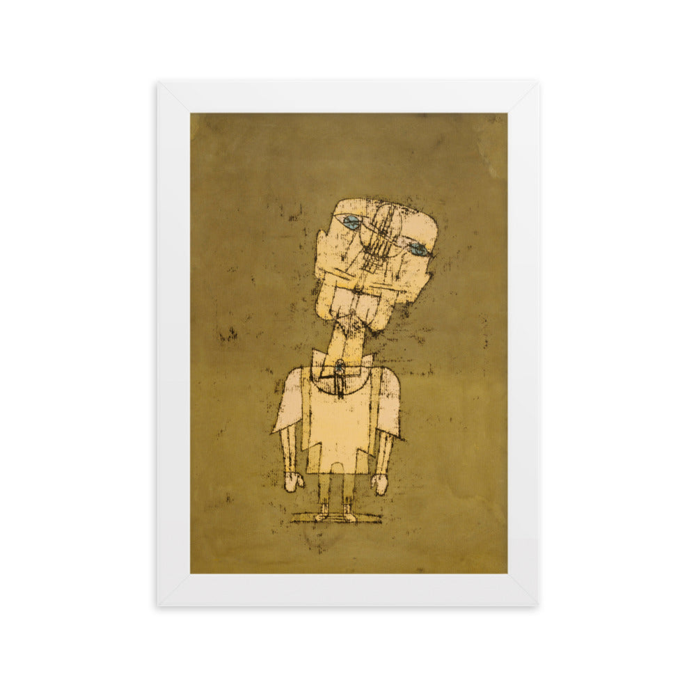 Poster - Paul Klee, Gespenst eines Genies Paul Klee Weiß / 21×30 cm artlia