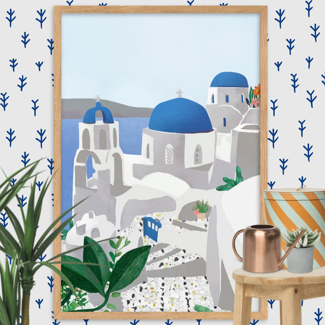 Poster - Santorini Kuratoren von artlia artlia