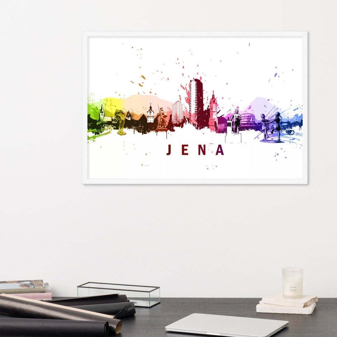 Poster - Skyline Jena Marko Kurth artlia