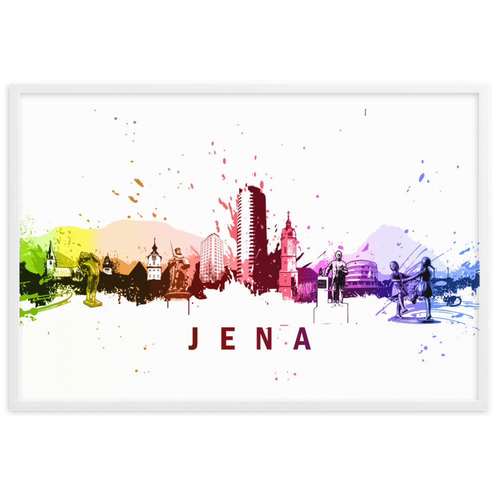 Poster - Skyline Jena Marko Kurth artlia