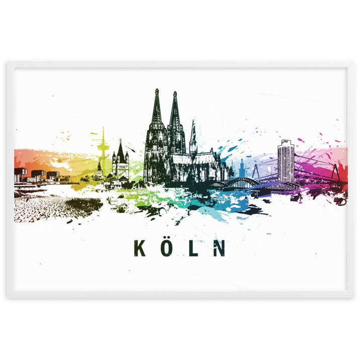 Poster - Skyline Köln Marko Kurth artlia