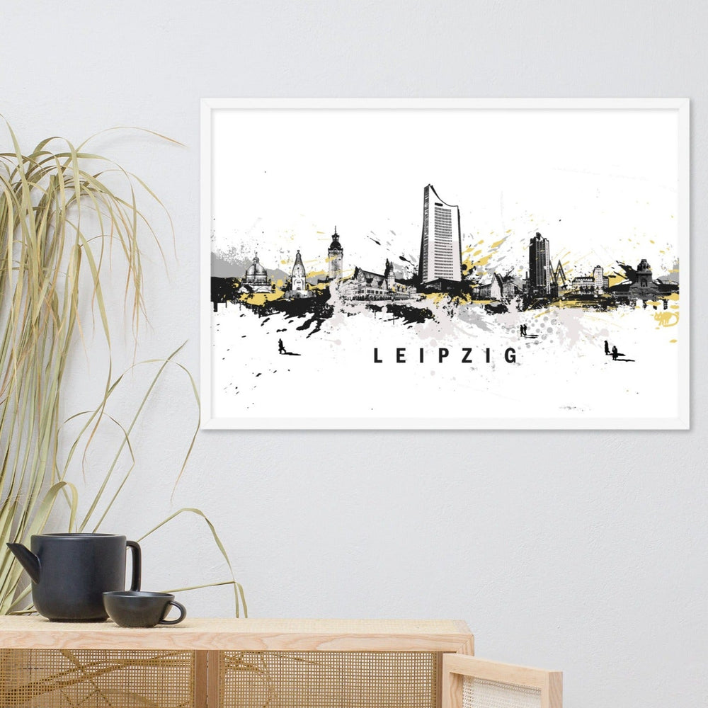 Poster - Skyline Leipzig Marko Kurth artlia