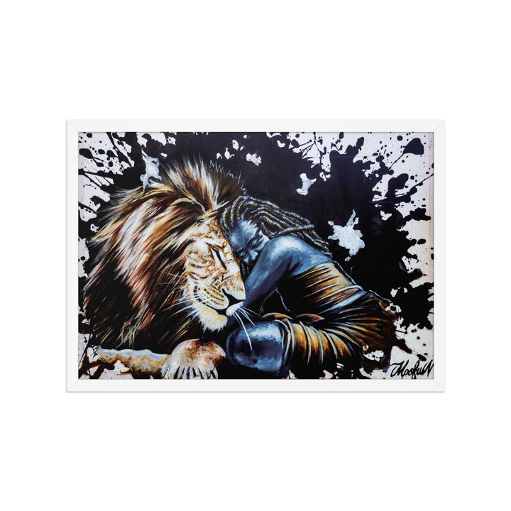 Poster - The Lioness, Nokuthula M Mpofu Nokuthula M Mpofu Weiß / A1 (59.4×84.1 cm) artlia