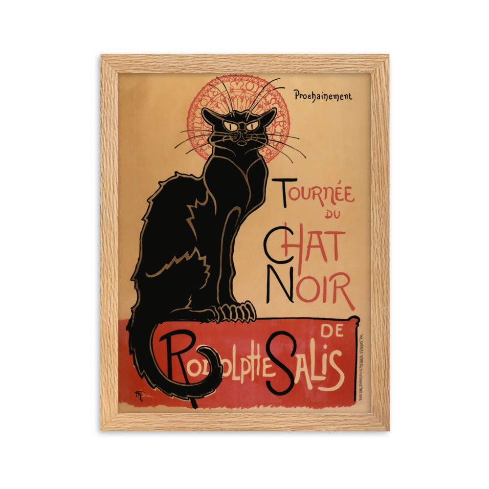 Poster - Théophile Steinlen, Le Chat Noir Oak / 30×40 cm artlia