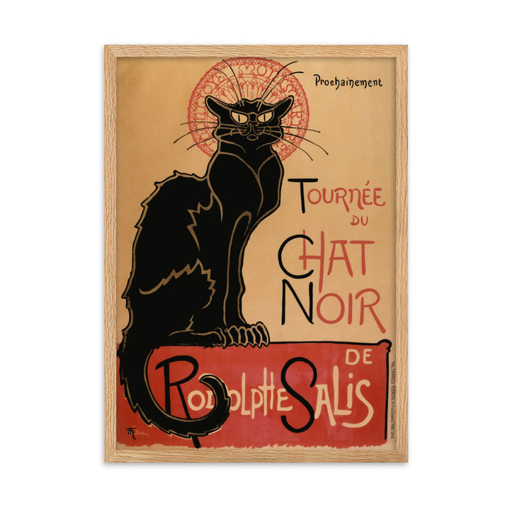 Poster - Théophile Steinlen, Le Chat Noir Oak / 50×70 cm artlia
