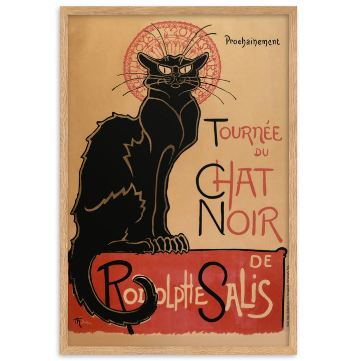 Poster - Théophile Steinlen, Le Chat Noir Oak / 61×91 cm artlia