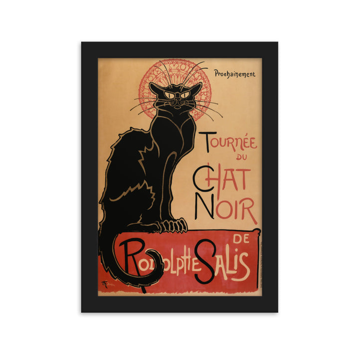 Poster - Théophile Steinlen, Le Chat Noir Schwarz / 21×30 cm artlia