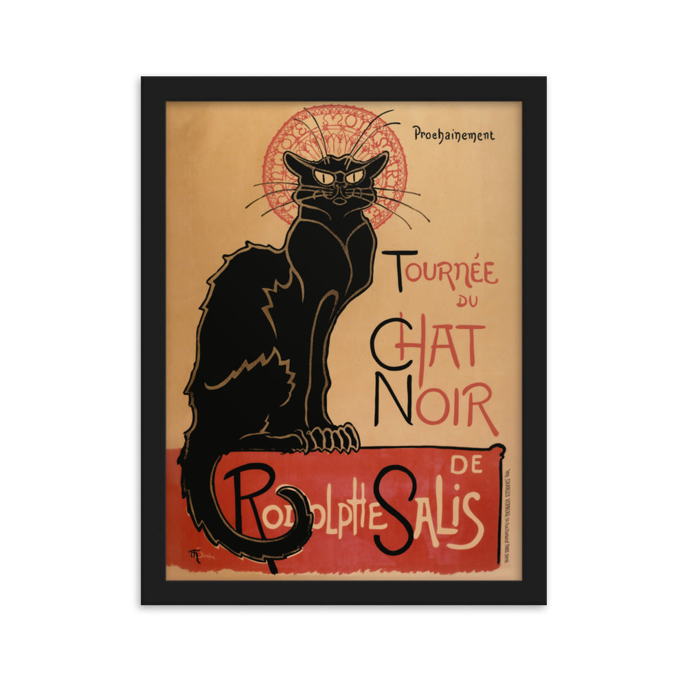 Poster - Théophile Steinlen, Le Chat Noir Schwarz / 30×40 cm artlia