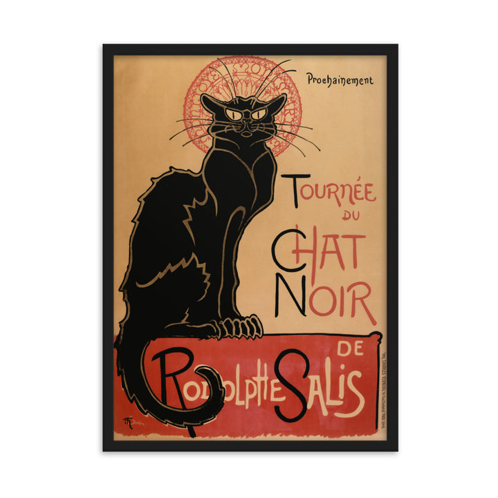 Poster - Théophile Steinlen, Le Chat Noir Schwarz / 50×70 cm artlia