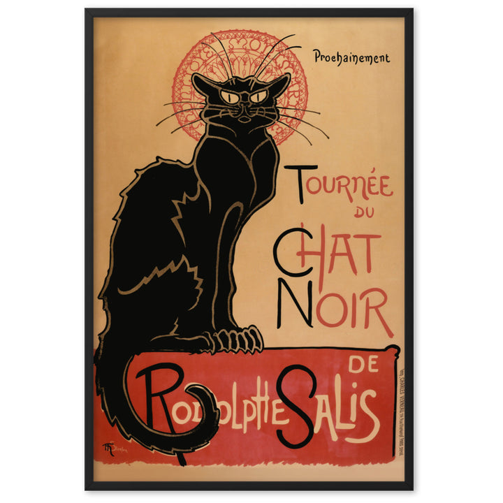 Poster - Théophile Steinlen, Le Chat Noir Schwarz / 61×91 cm artlia