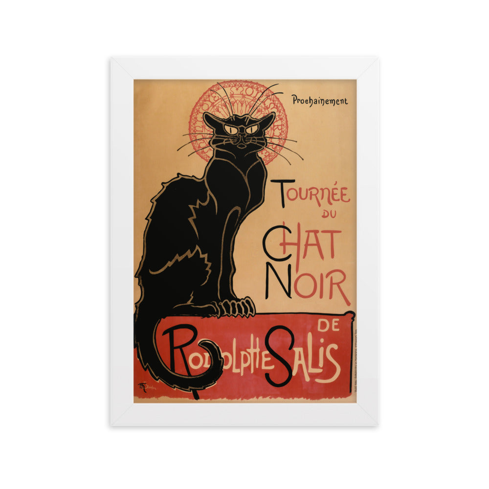 Poster - Théophile Steinlen, Le Chat Noir Weiß / 21×30 cm artlia