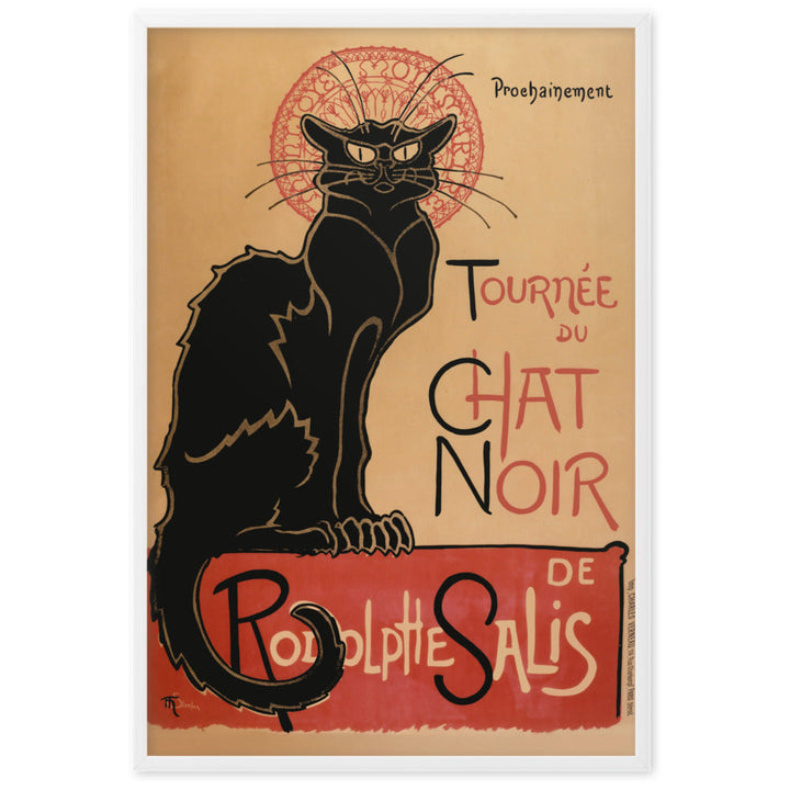 Poster - Théophile Steinlen, Le Chat Noir Weiß / 61×91 cm artlia
