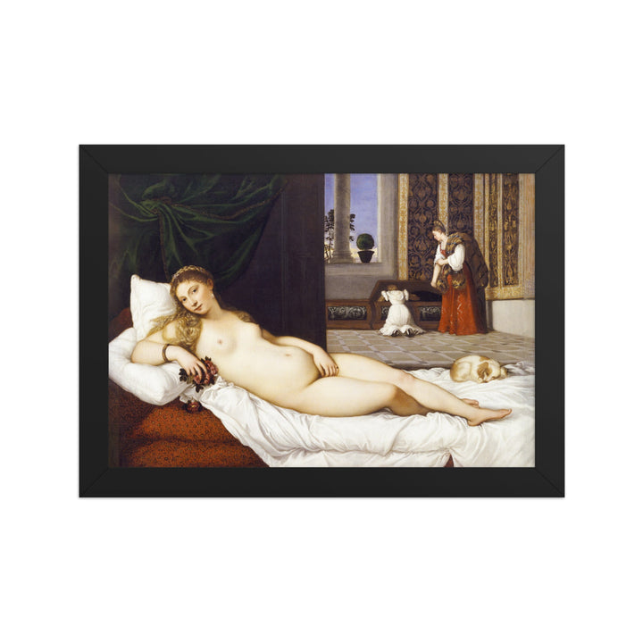 Poster - Tizian, Venus of Urbino ARTLIA Schwarz / 21×30 cm artlia