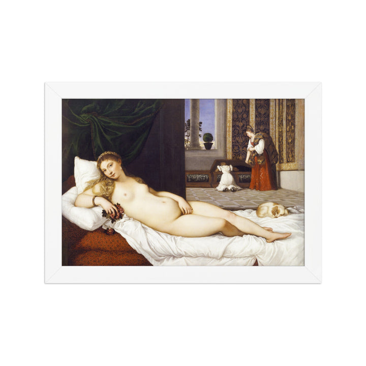 Poster - Tizian, Venus of Urbino ARTLIA Weiß / 21×30 cm artlia