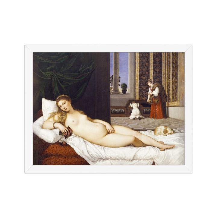 Poster - Tizian, Venus of Urbino ARTLIA Weiß / 30×40 cm artlia