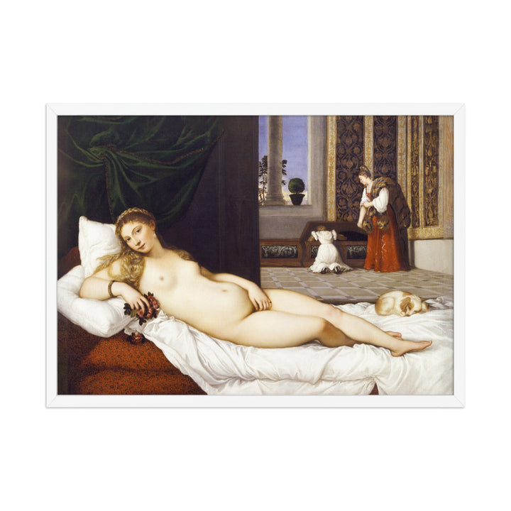 Poster - Tizian, Venus of Urbino ARTLIA Weiß / 50×70 cm artlia