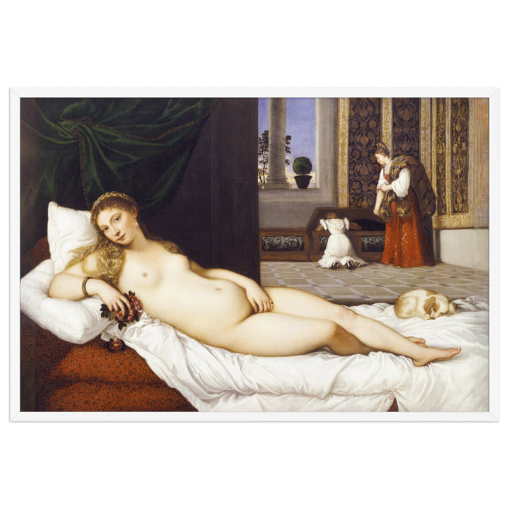 Poster - Tizian, Venus of Urbino ARTLIA Weiß / 61×91 cm artlia