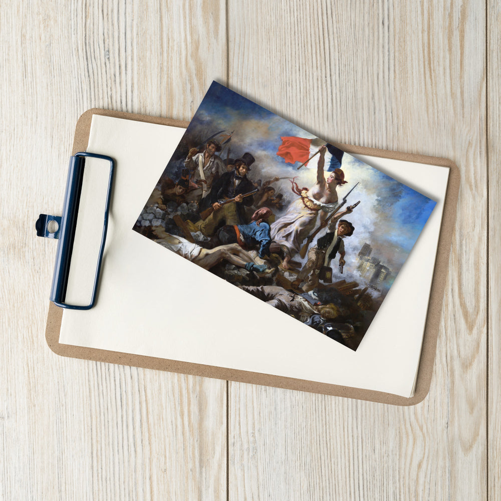 Postkarte - Eugène Delacroix, Die Freiheit führt das Volk artlia