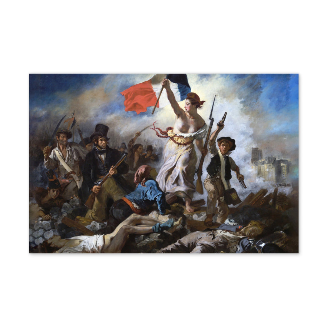 Postkarte - Eugène Delacroix, Die Freiheit führt das Volk artlia