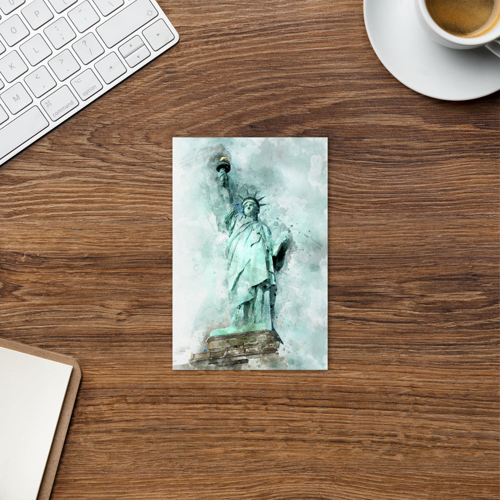 Postkarte - Freiheitsstatue artlia