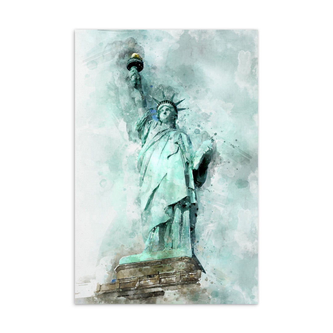 Postkarte - Freiheitsstatue artlia