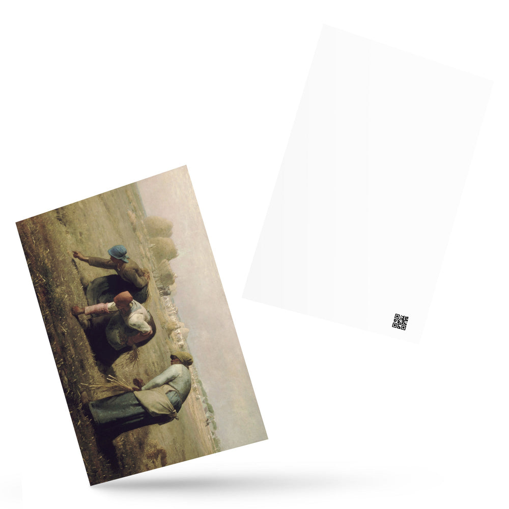 Postkarte - Jean-François Millet, Die Ährenleserinnen artlia
