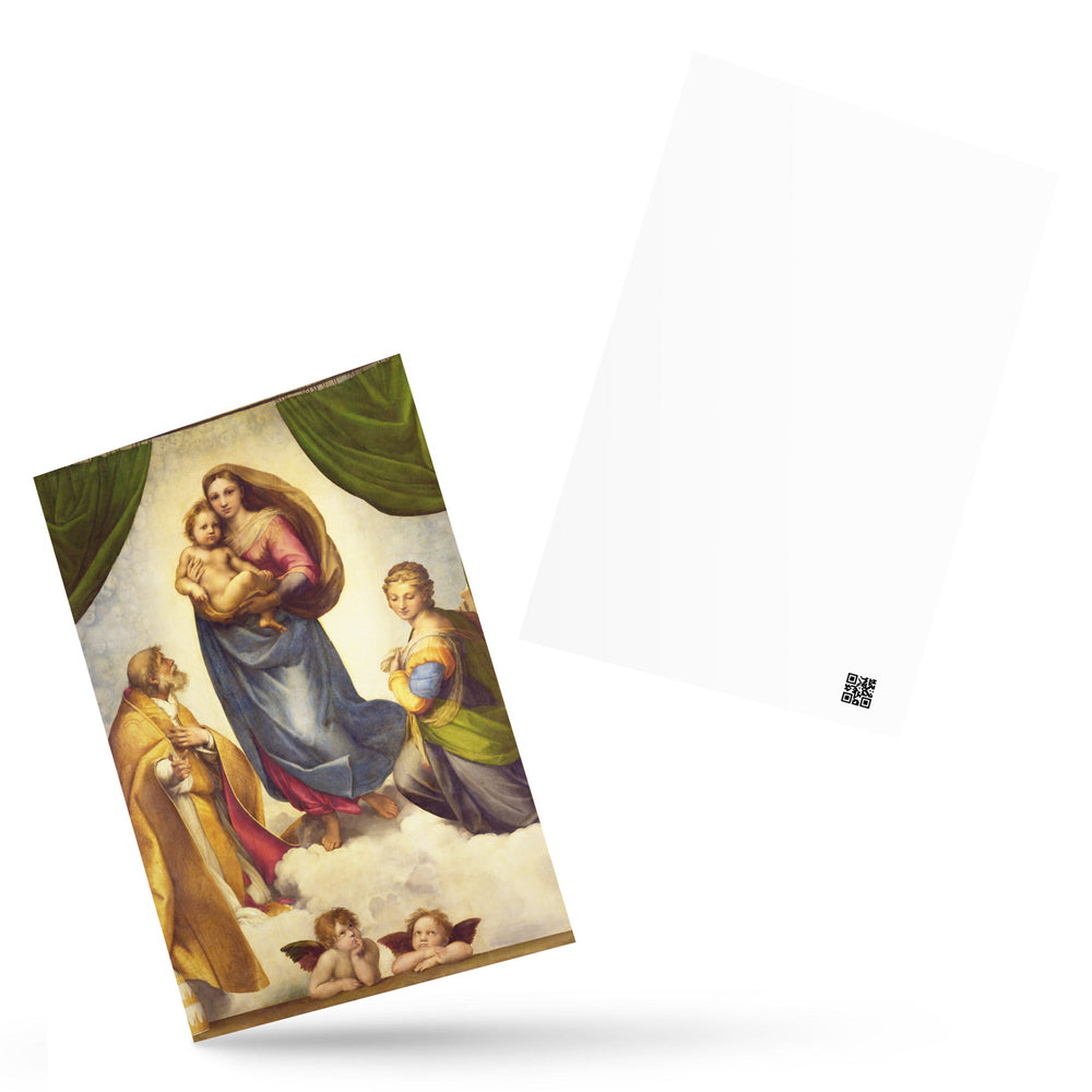 Postkarte - Raffaello Sanzio da Urbino, Die Sixtinische Madonna artlia