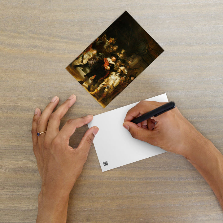 Postkarte - Rembrandt van Rijn, Die Nachtwache artlia