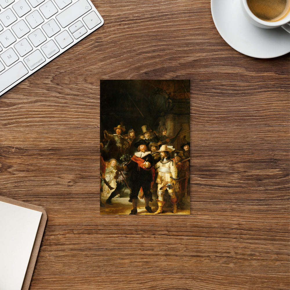 Postkarte - Rembrandt van Rijn, Die Nachtwache artlia