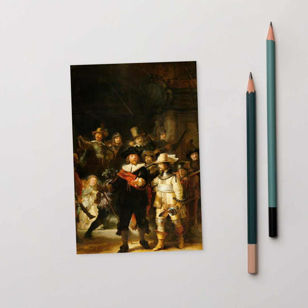 Postkarte - Rembrandt van Rijn, Die Nachtwache artlia
