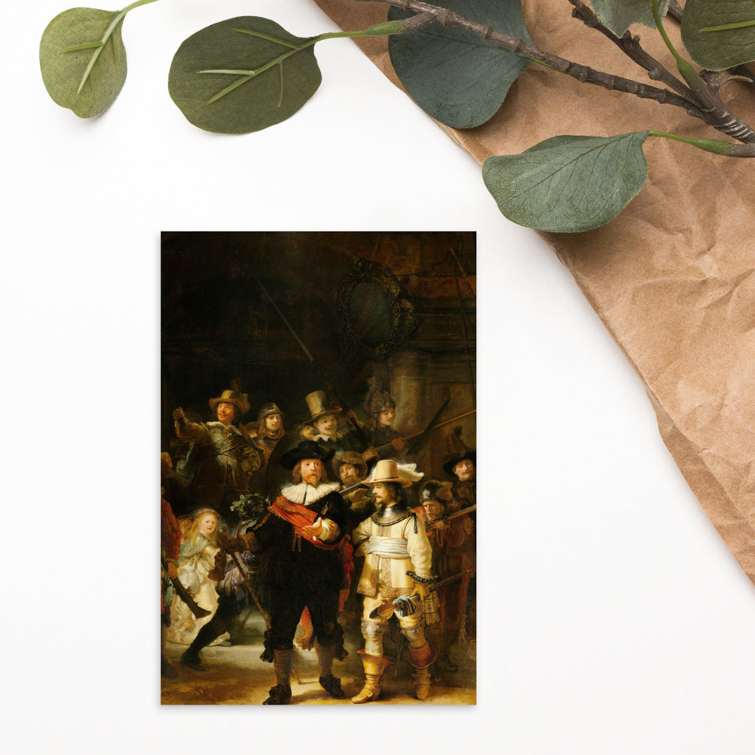 Postkarte - Rembrandt van Rijn, Die Nachtwache artlia