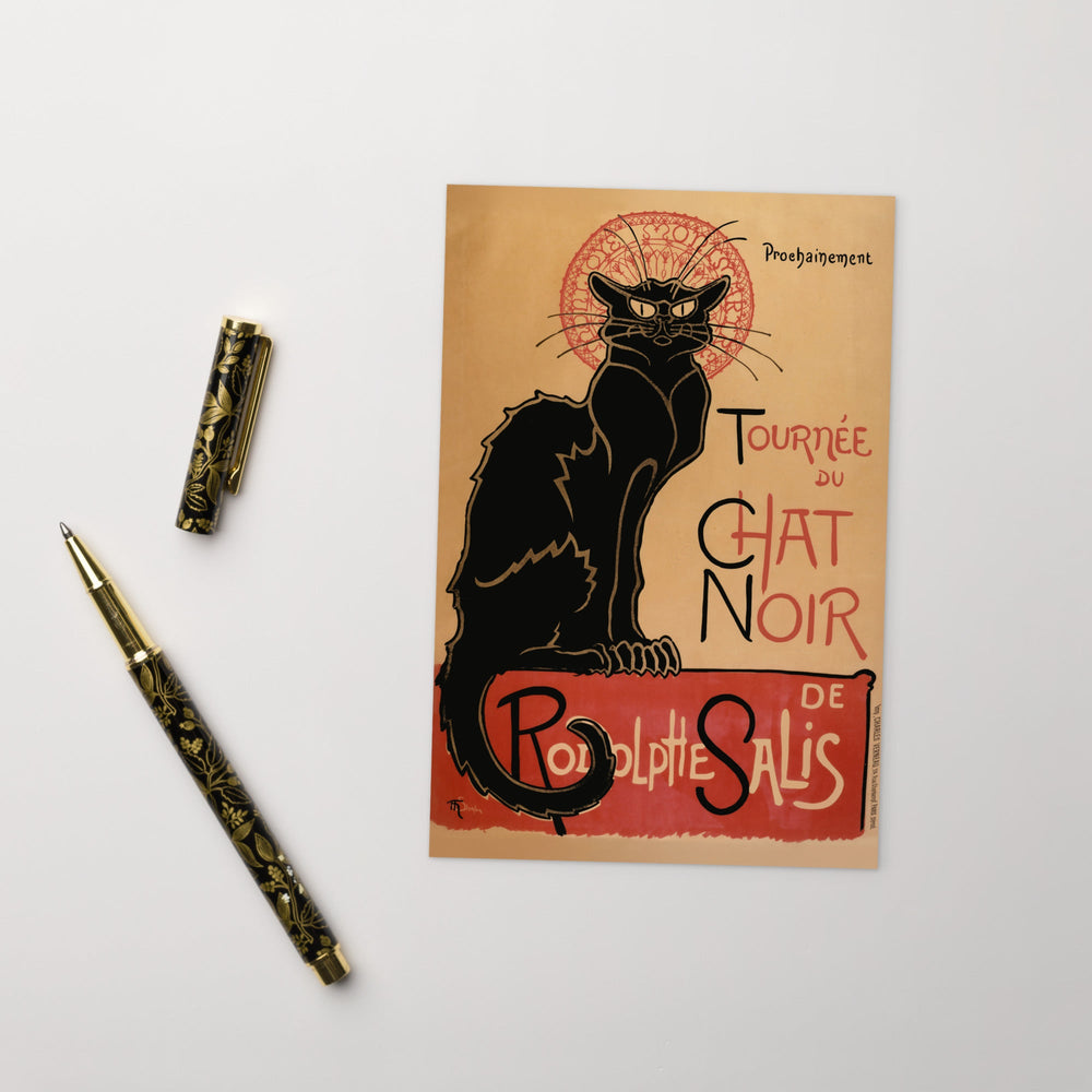 Postkarte - Théophile Steinlen, Le Chat Noir artlia