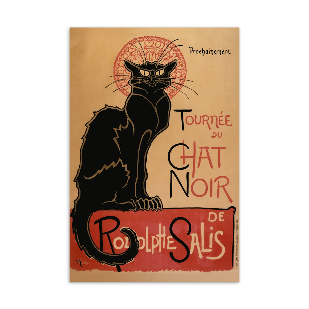Postkarte - Théophile Steinlen, Le Chat Noir artlia