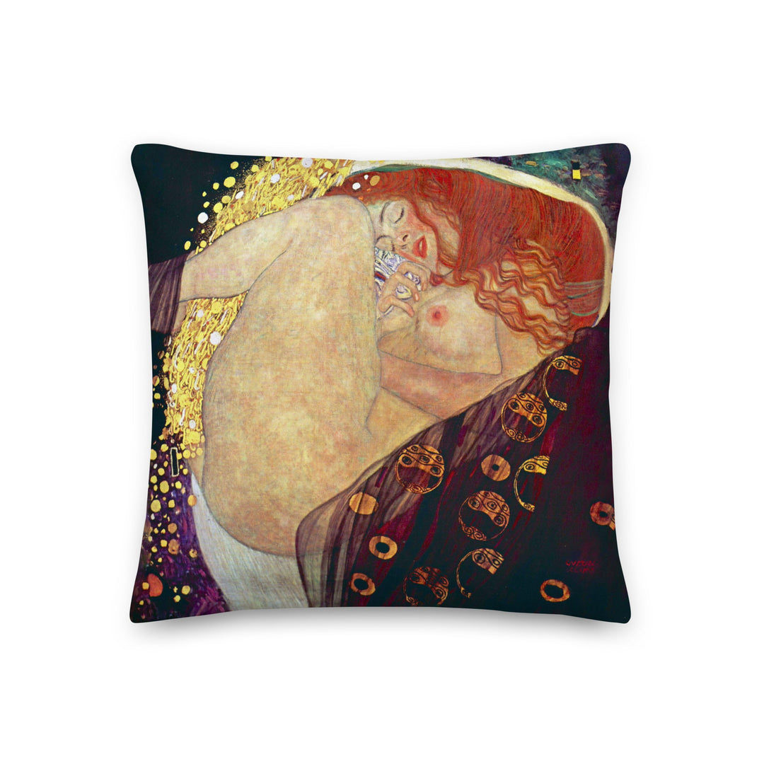 Premium-Kissen - Gustav Klimt, Danae Gustav Klimt 46x46 cm (18″×18″) artlia