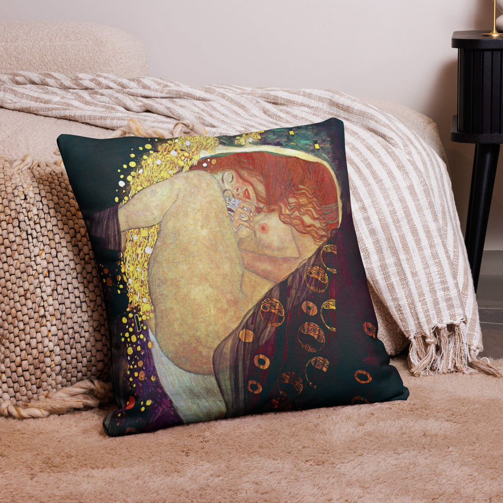 Premium-Kissen - Gustav Klimt, Danae Gustav Klimt artlia