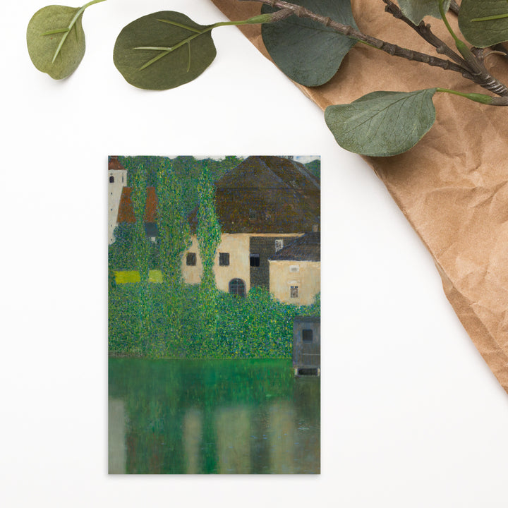Postcard - Gustav Klimt, Water Castle Kammer on the Attersee