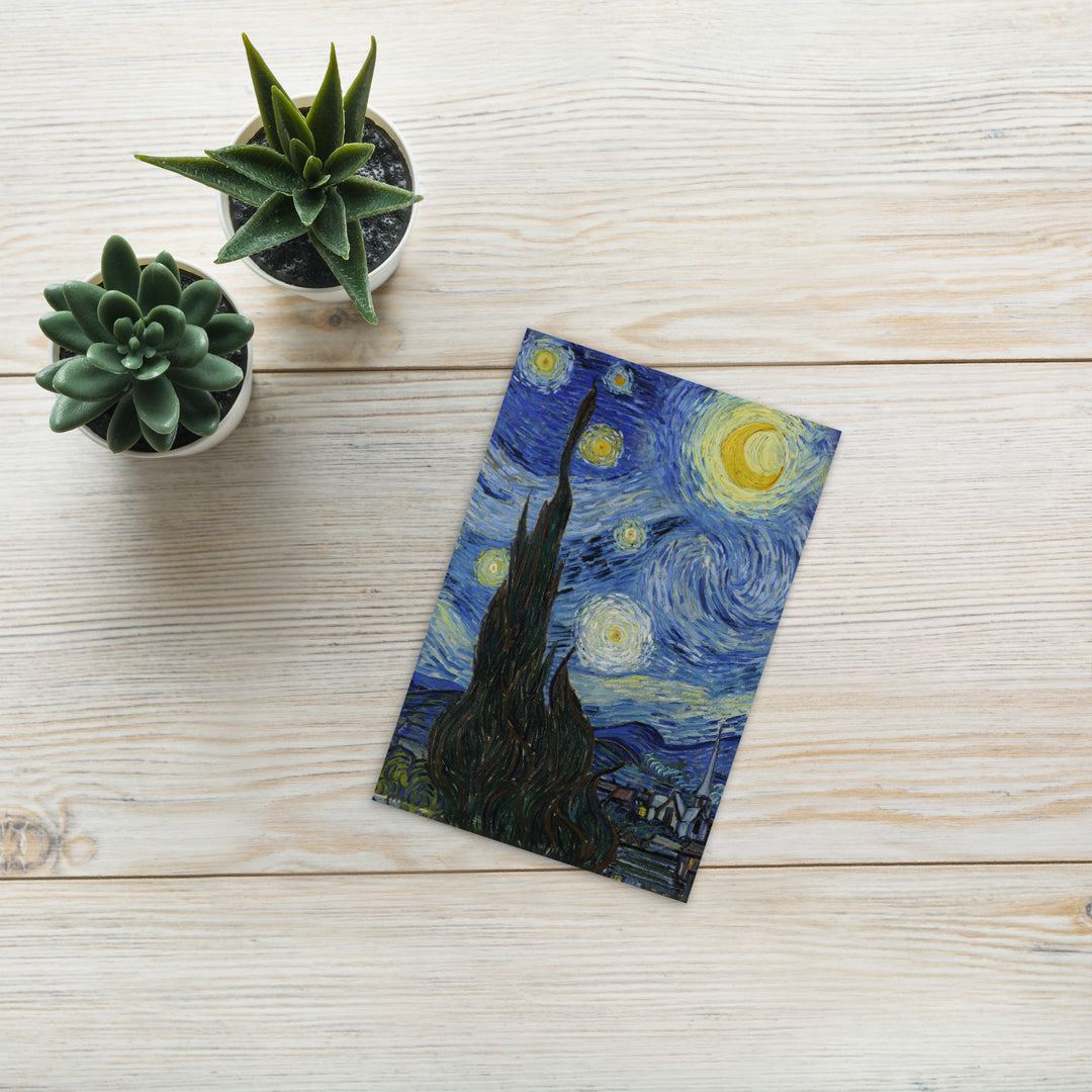 Postcard - Starry Night, Van Gogh