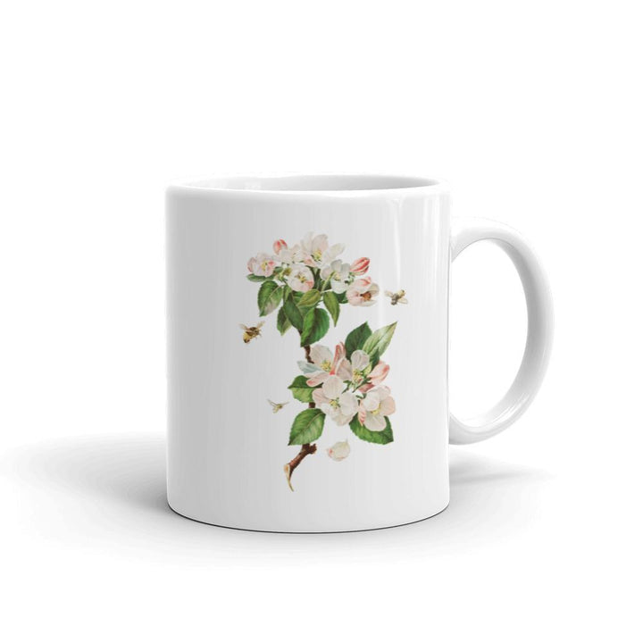 Apfelblüten und Bienen - Tasse Boston Public Library artlia