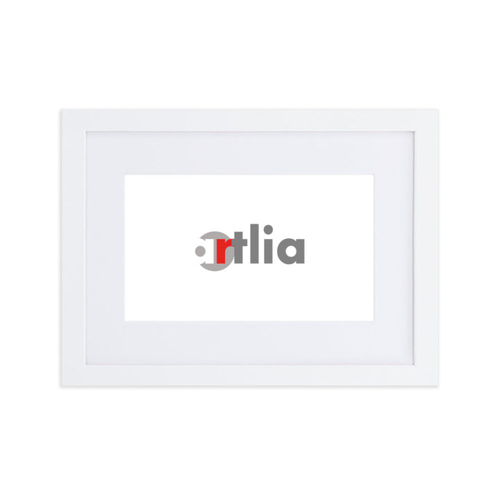 Bilderrahmen weiß Passepartout horizontal Kuratoren von artlia 21×30 cm artlia