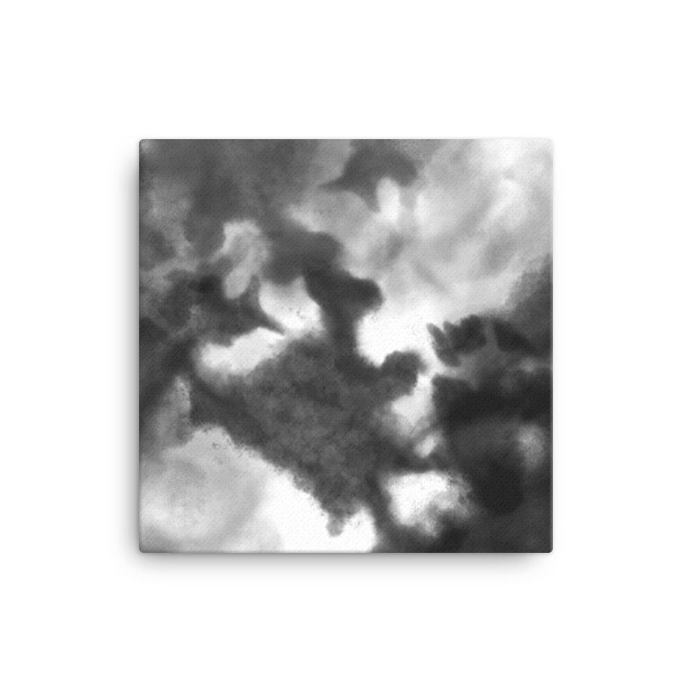 Black Watercolor - Leinwand artlia 12×12 artlia
