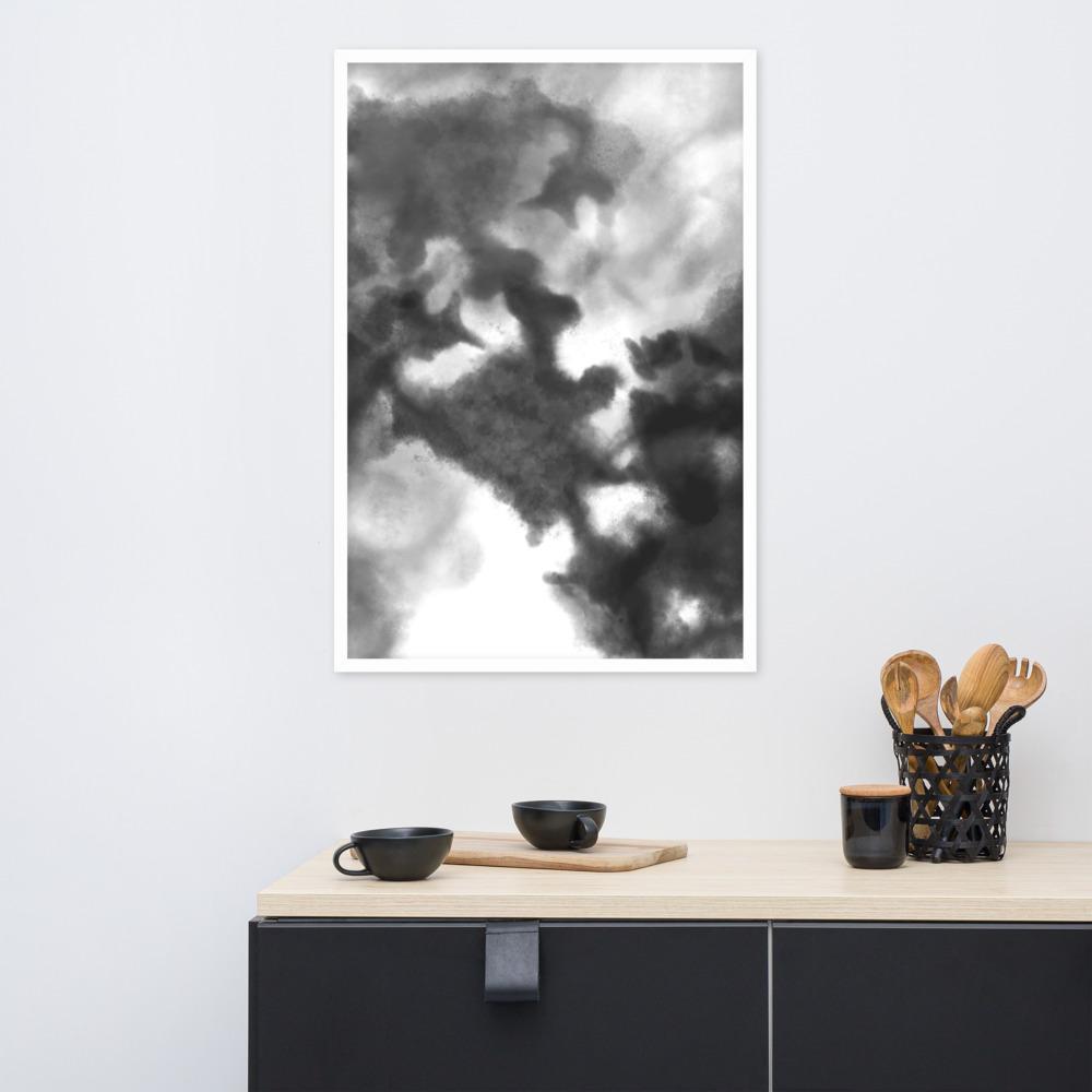 Black Watercolor - Poster artlia artlia