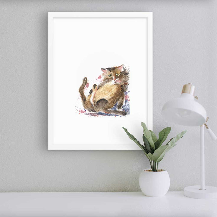 Dom Katze - Poster im Rahmen Sergej Uchatsch artlia