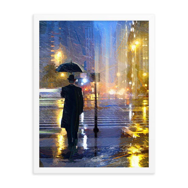 Downtown im Regen - Poster Kuratoren von artlia artlia